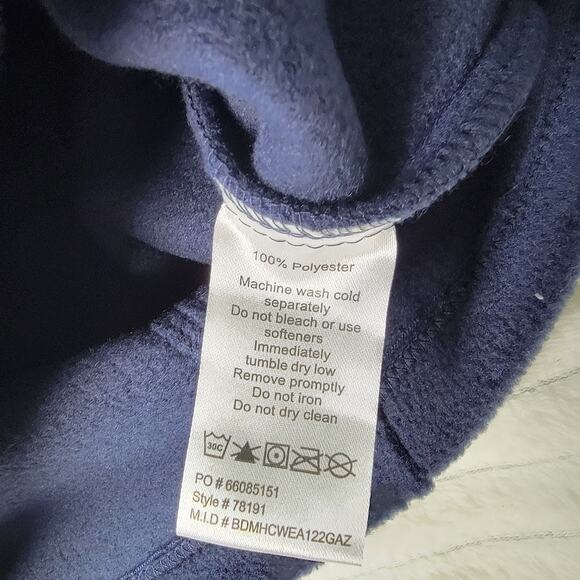 Core 365 Women’s Fleece Vest XL Navy Full Zip Sleeveless Chimerix Logo NWT - Picture 9 of 9